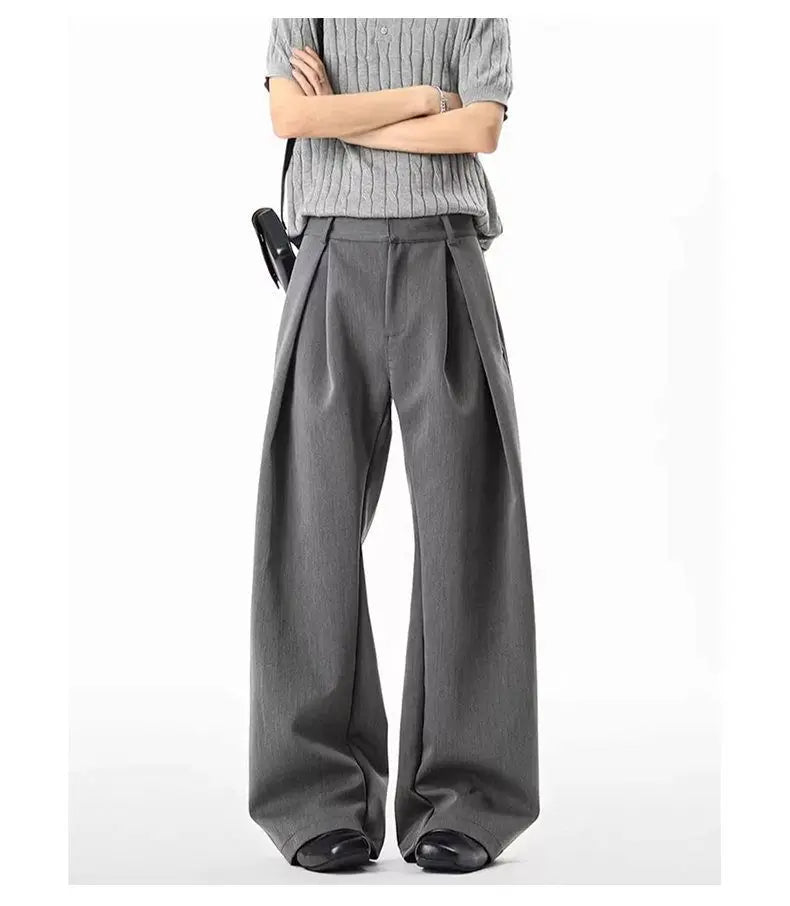 Pantalon Jambes Larges Style Harajuku — Coupe Évasée, Streetwear Décontracté | ZOYLEIR