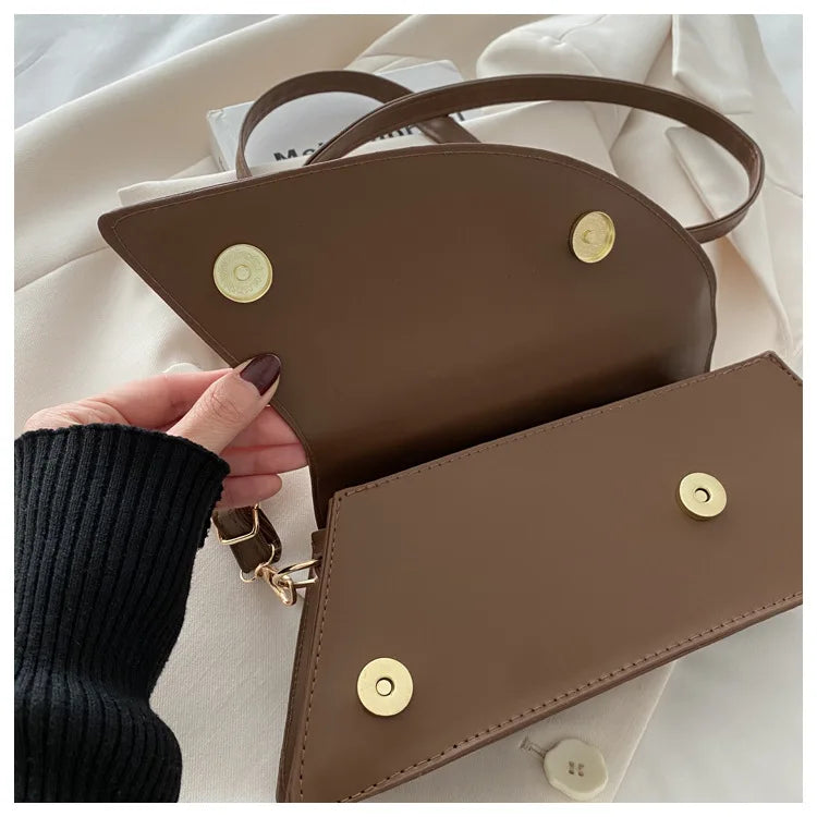 Sac Bandoulière Minimaliste Style Français — Grande Capacité Luxe Léger
