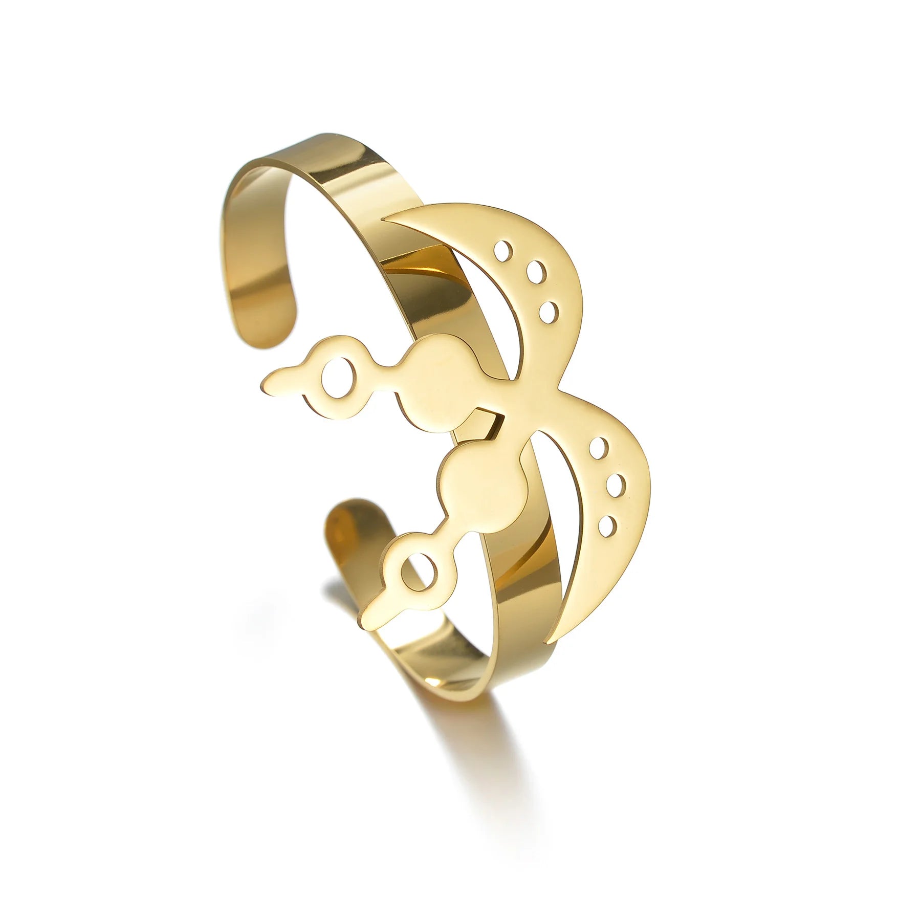 Bracelet Prénom Personnalisé – Acier Inoxydable Plaqué Or