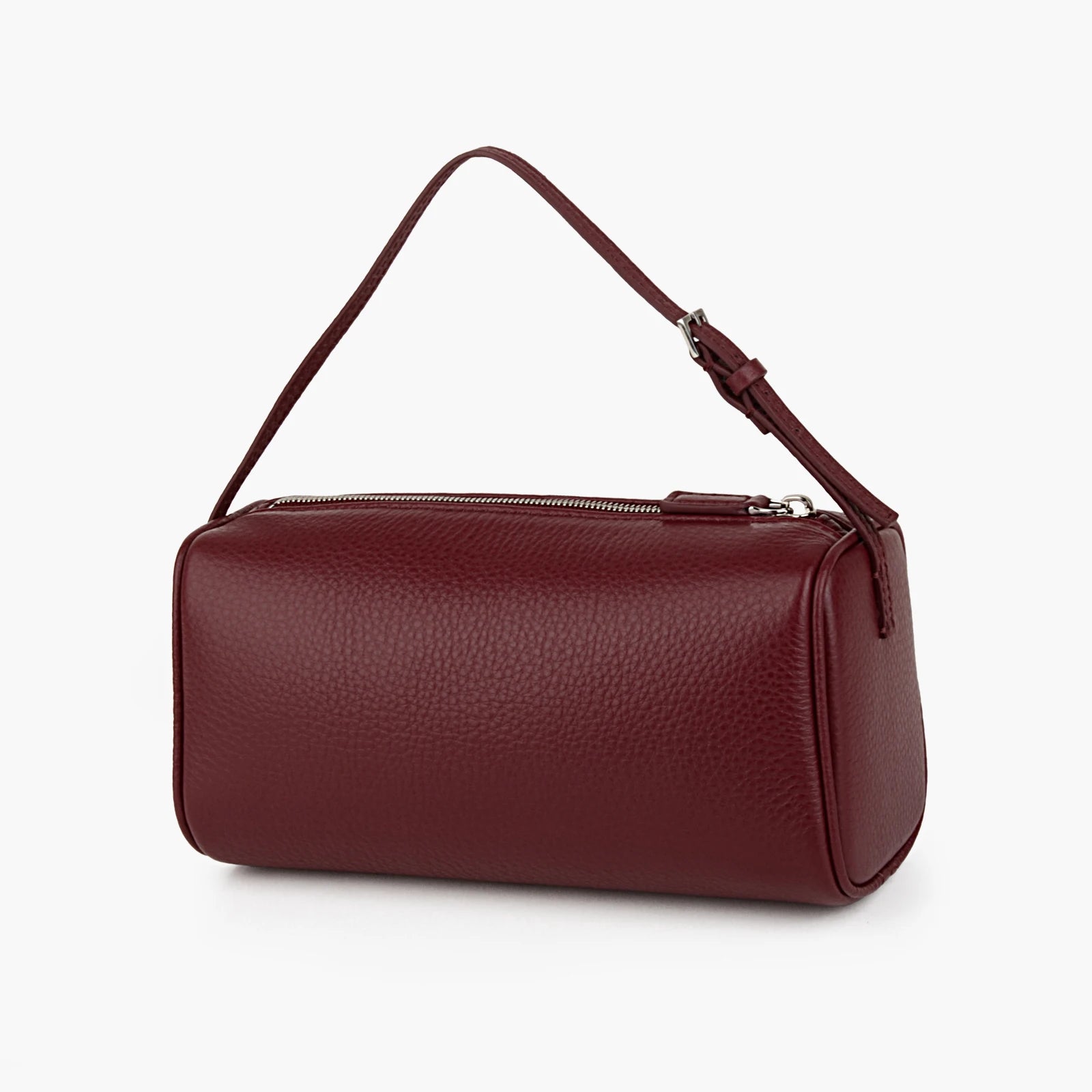 Mini Sac Tonneau Femme en Cuir de Veau Grainé – Bandoulière Luxe