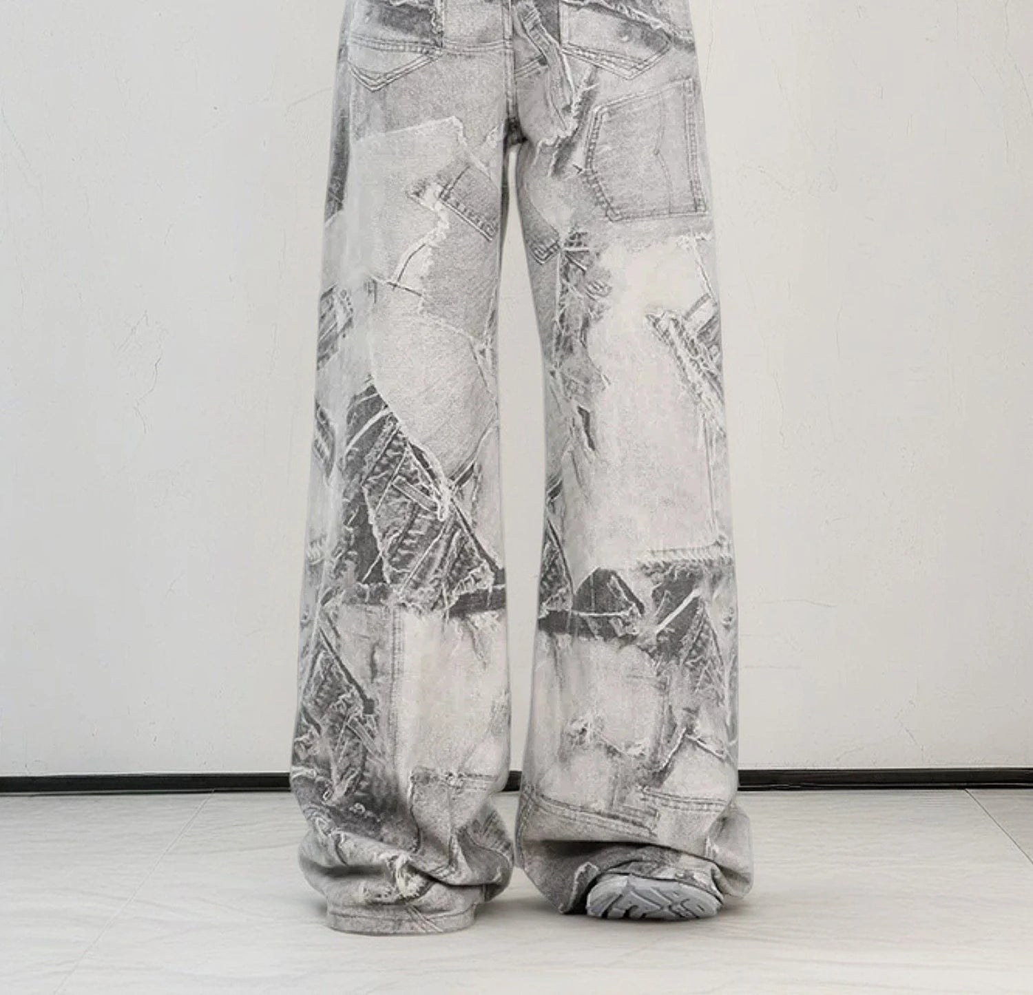 Jean Baggy Délavé Unisexe — Streetwear Hip Hop Vintage, Jambes Larges | CHIC