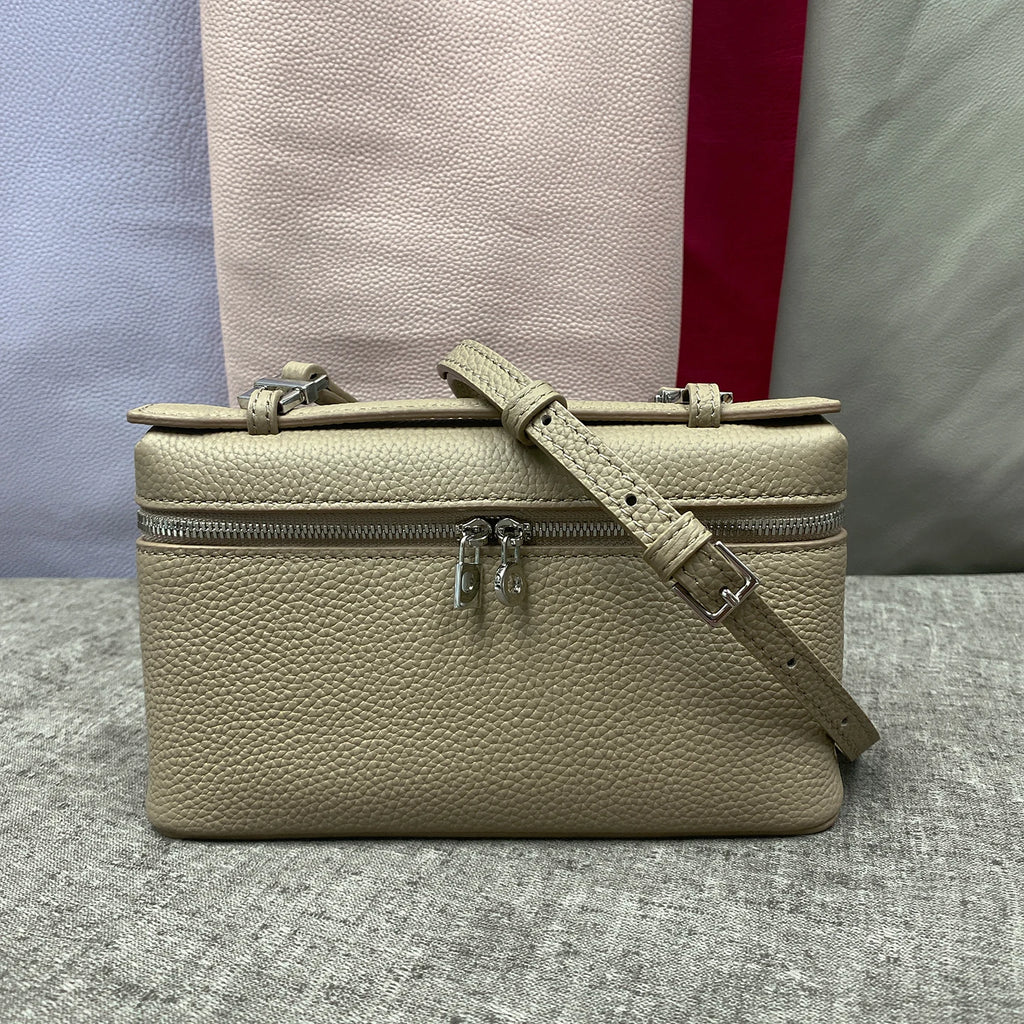 Mini Sac Bandoulière LP19 en Cuir Véritable — Pochette Compacte Luxe Femme