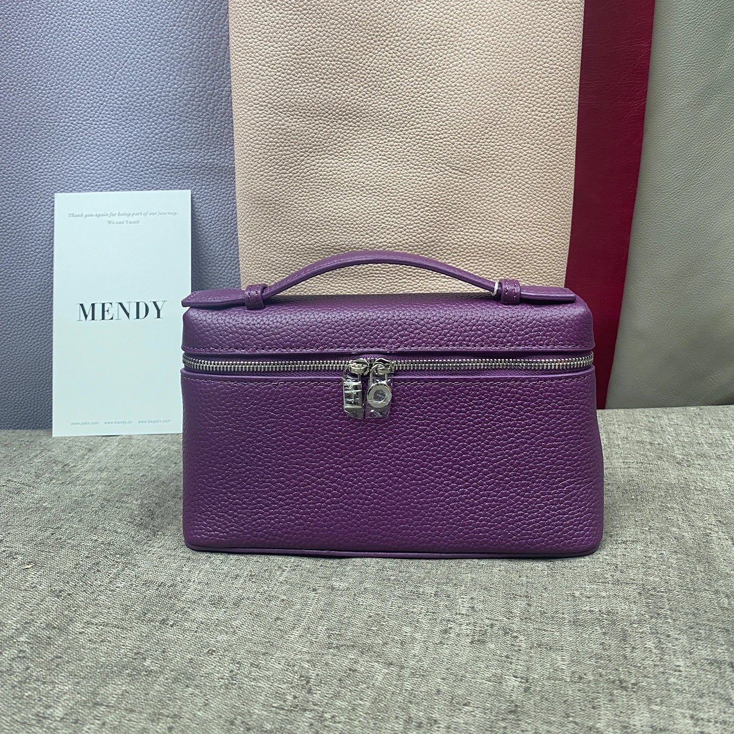 Mini Sac Bandoulière LP19 en Cuir Véritable — Pochette Compacte Luxe Femme
