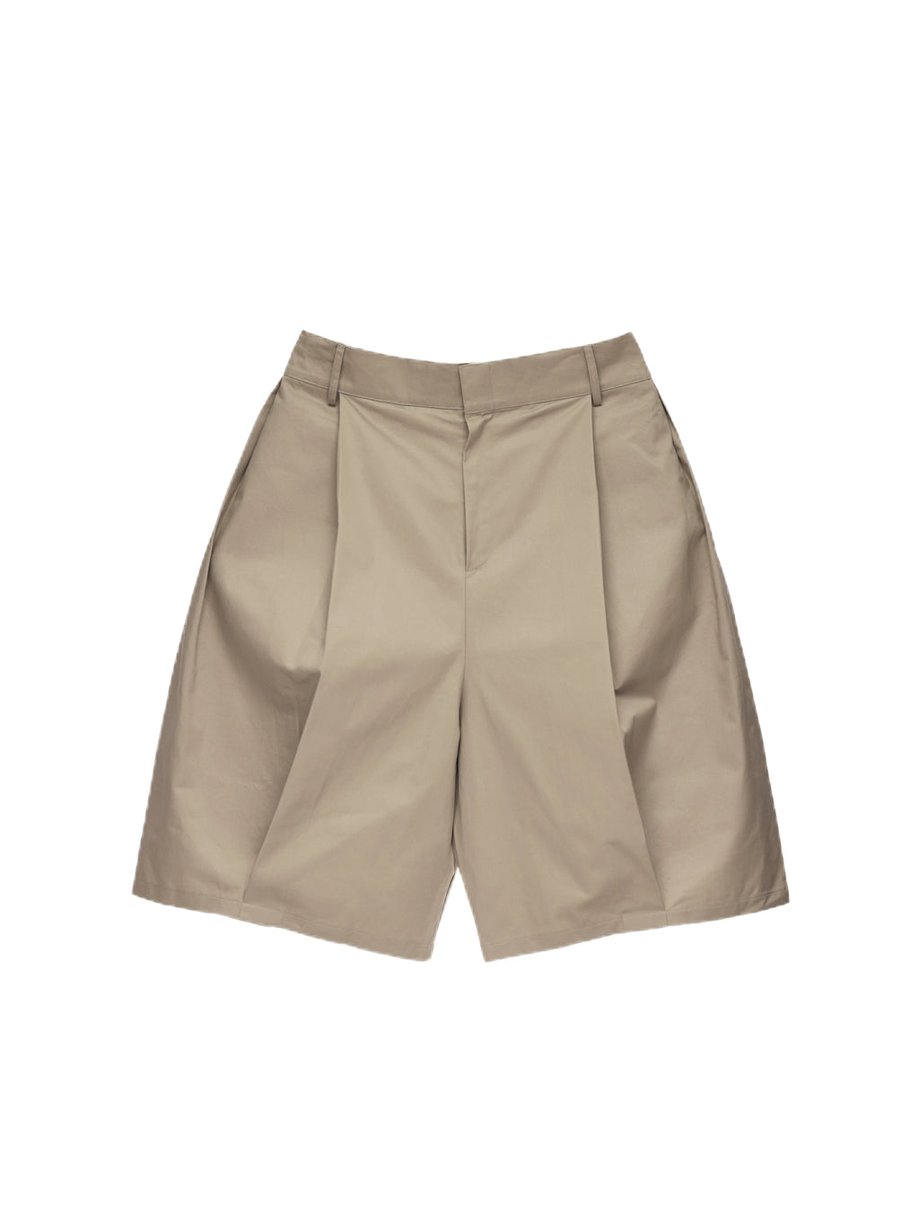 Short Baggy Kaki Luxe — Jambes Larges, Taille Élastique, Style Designer | Mauroicardi