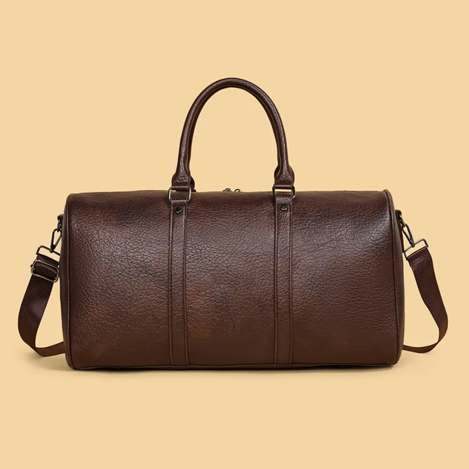 Sac de Voyage Week-End Cuir PU Souple — Fourre-Tout Luxe Homme & Femme