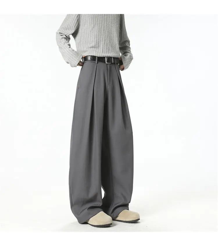Pantalon Jambes Larges Style Harajuku — Coupe Évasée, Streetwear Décontracté | ZOYLEIR