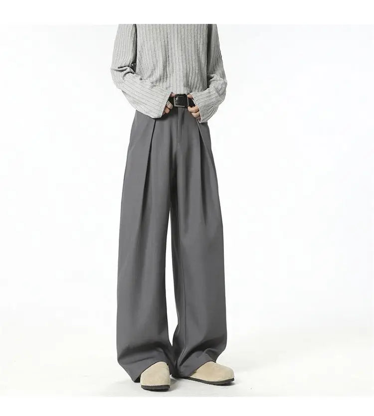 Pantalon Jambes Larges Style Harajuku — Coupe Évasée, Streetwear Décontracté | ZOYLEIR