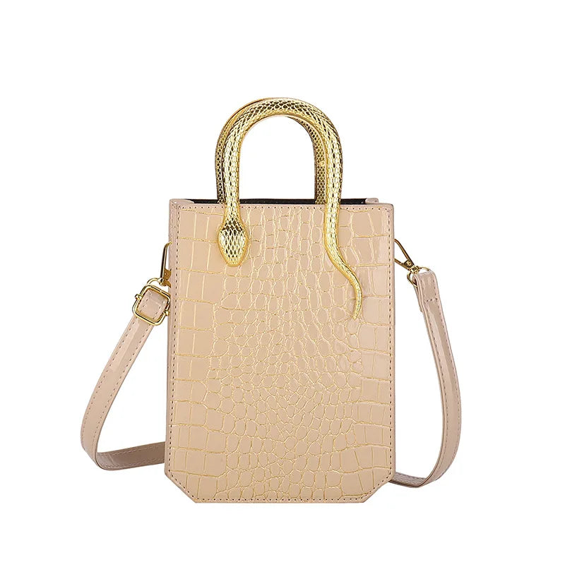 Sac Fourre-Tout Rétro Brodé — Cabas Bandoulière Femme Style Créateur