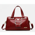 Sac Baguette Motif Crocodile Design Créatif — Bandoulière Luxe Collection 2026