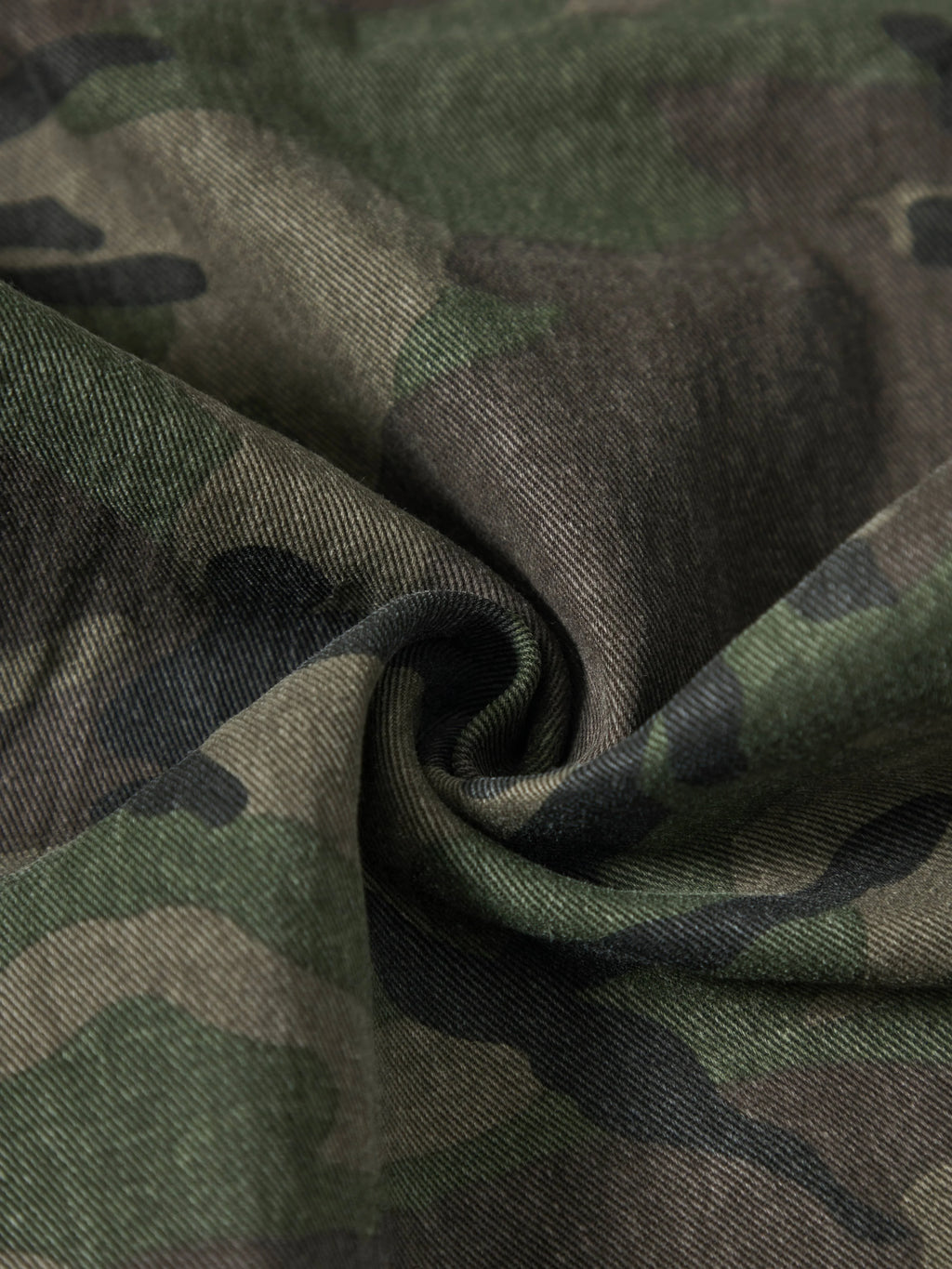 Jean Cargo Camouflage Vert Armée Multi-Poches — Coupe Ample Style Militaire Streetwear Homme