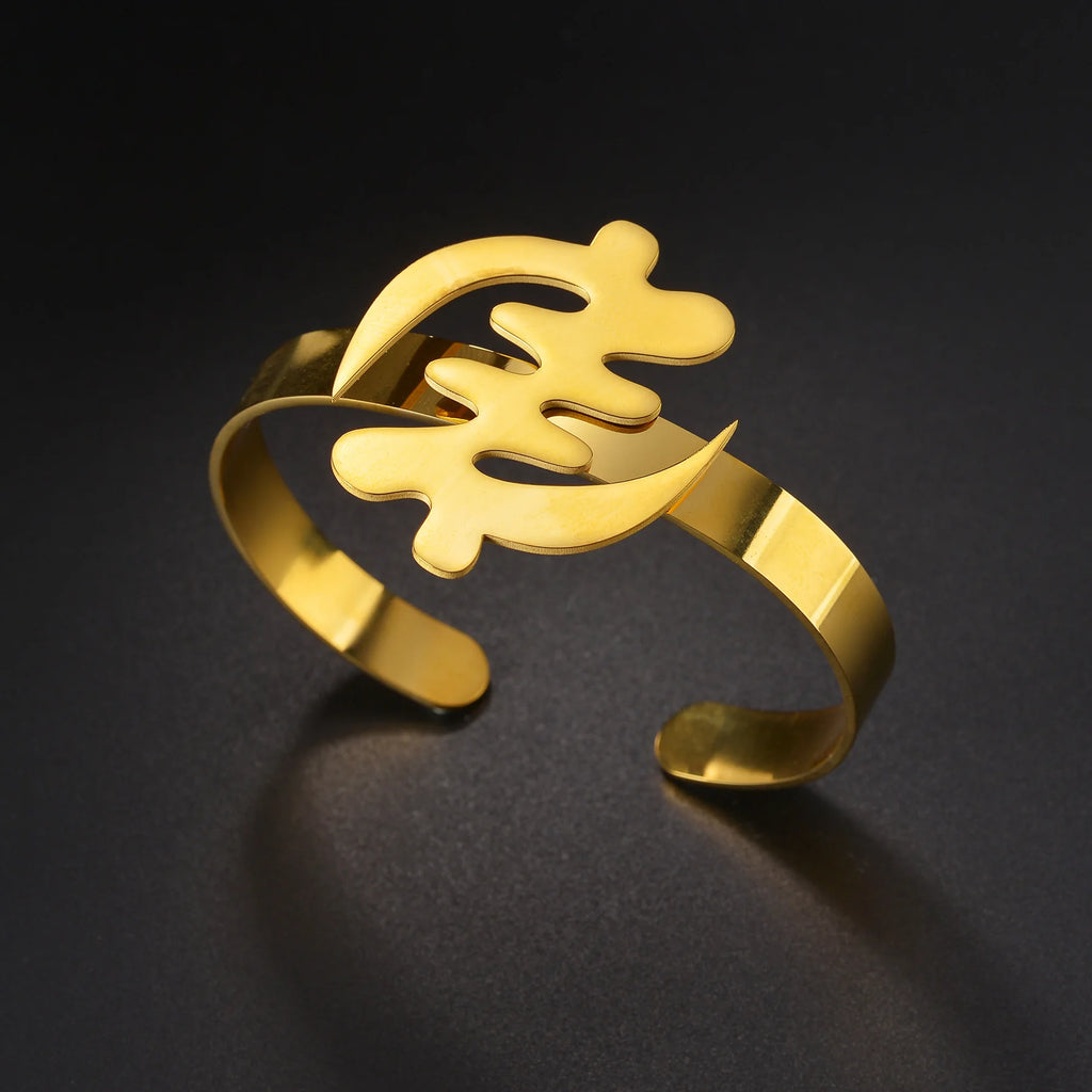 Bracelet Prénom Personnalisé – Acier Inoxydable Plaqué Or