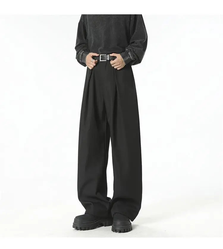 Pantalon Jambes Larges Style Harajuku — Coupe Évasée, Streetwear Décontracté | ZOYLEIR