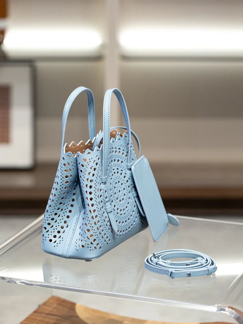 Sac Fourre-Tout Femme Style Niche Rétro – Cuir Véritable Grande Capacité