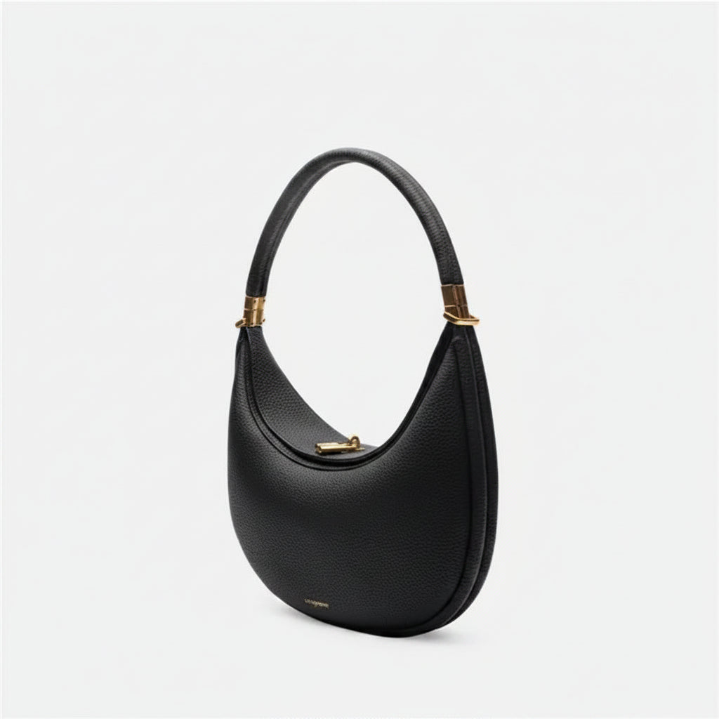 Sac Croissant Demi-Lune Songmont — Bandoulière Business Cuir Luxe Femme