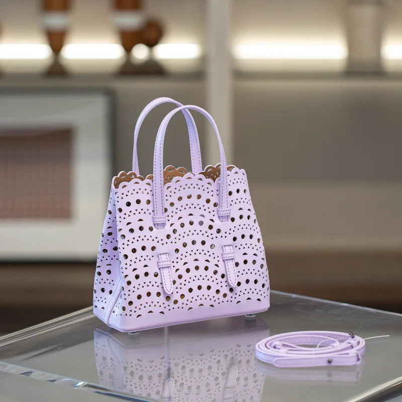 Sac Fourre-Tout Femme Style Niche Rétro – Cuir Véritable Grande Capacité