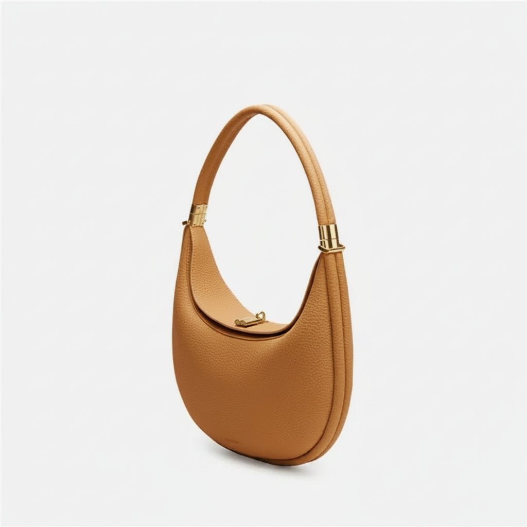 Sac Croissant Demi-Lune Songmont — Bandoulière Business Cuir Luxe Femme