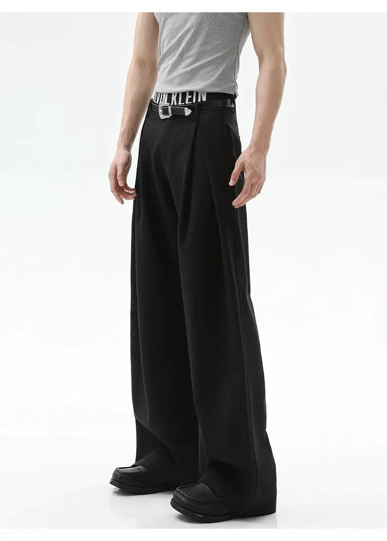 Pantalon Jambes Larges Style Harajuku — Coupe Évasée, Streetwear Décontracté | ZOYLEIR
