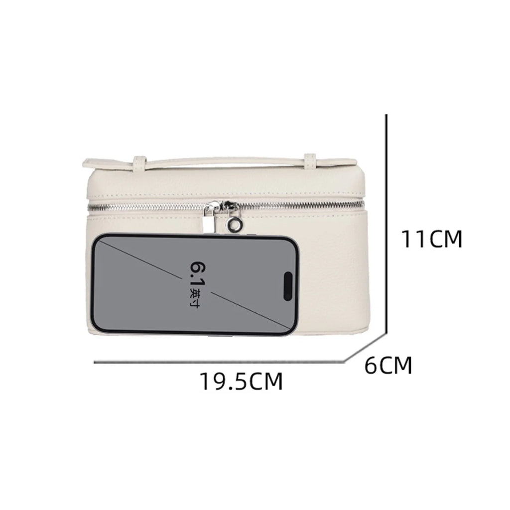 Mini Sac Bandoulière LP19 en Cuir Véritable — Pochette Compacte Luxe Femme
