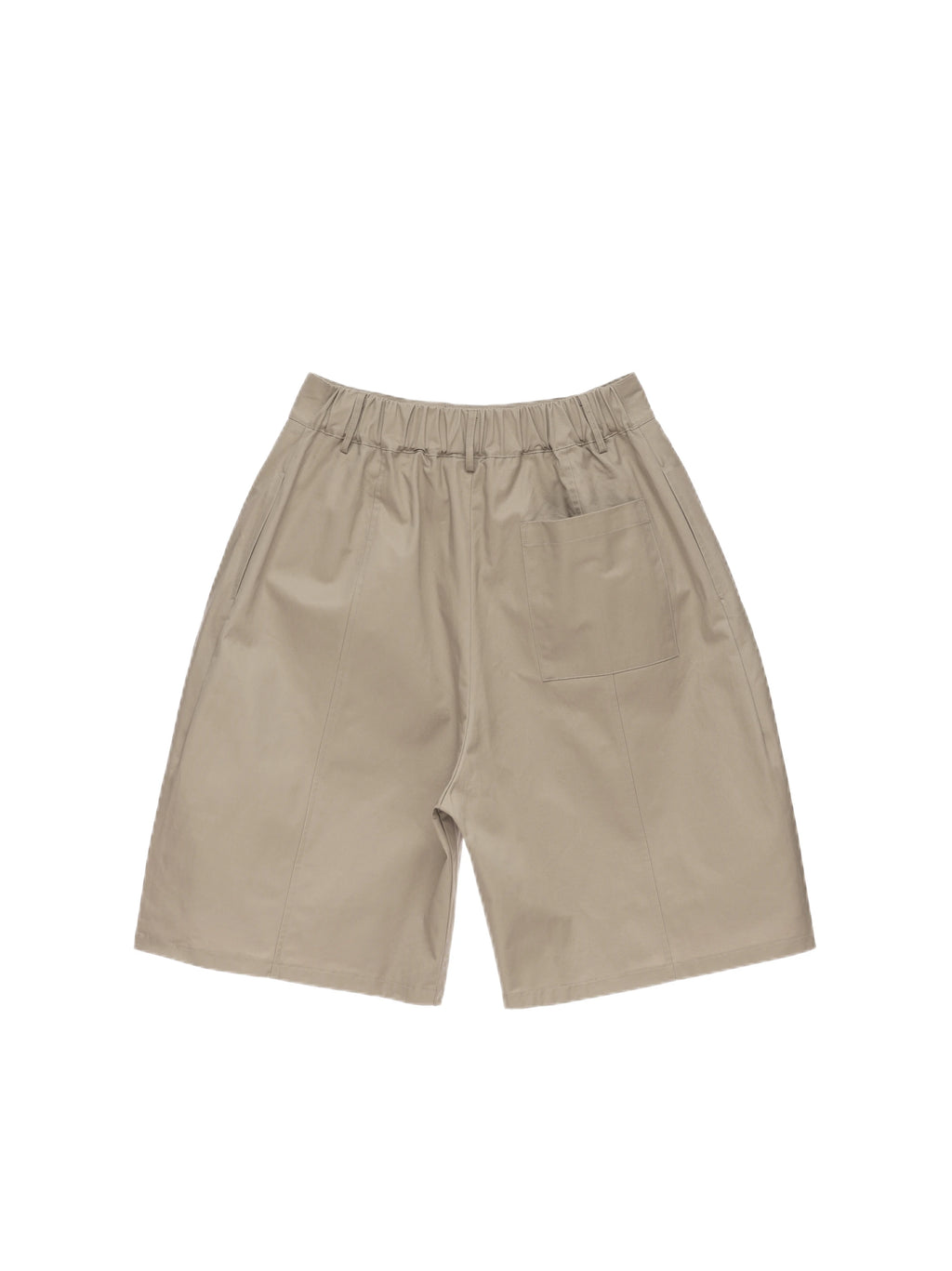 Short Baggy Kaki Luxe — Jambes Larges, Taille Élastique, Style Designer | Mauroicardi