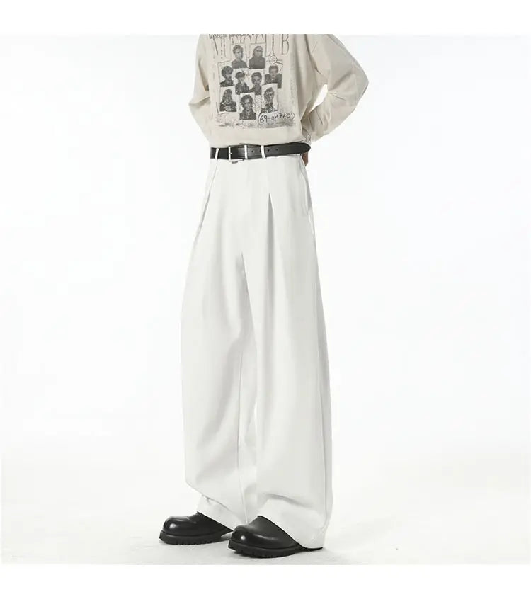 Pantalon Jambes Larges Style Harajuku — Coupe Évasée, Streetwear Décontracté | ZOYLEIR