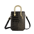 Sac Fourre-Tout Rétro Brodé — Cabas Bandoulière Femme Style Créateur