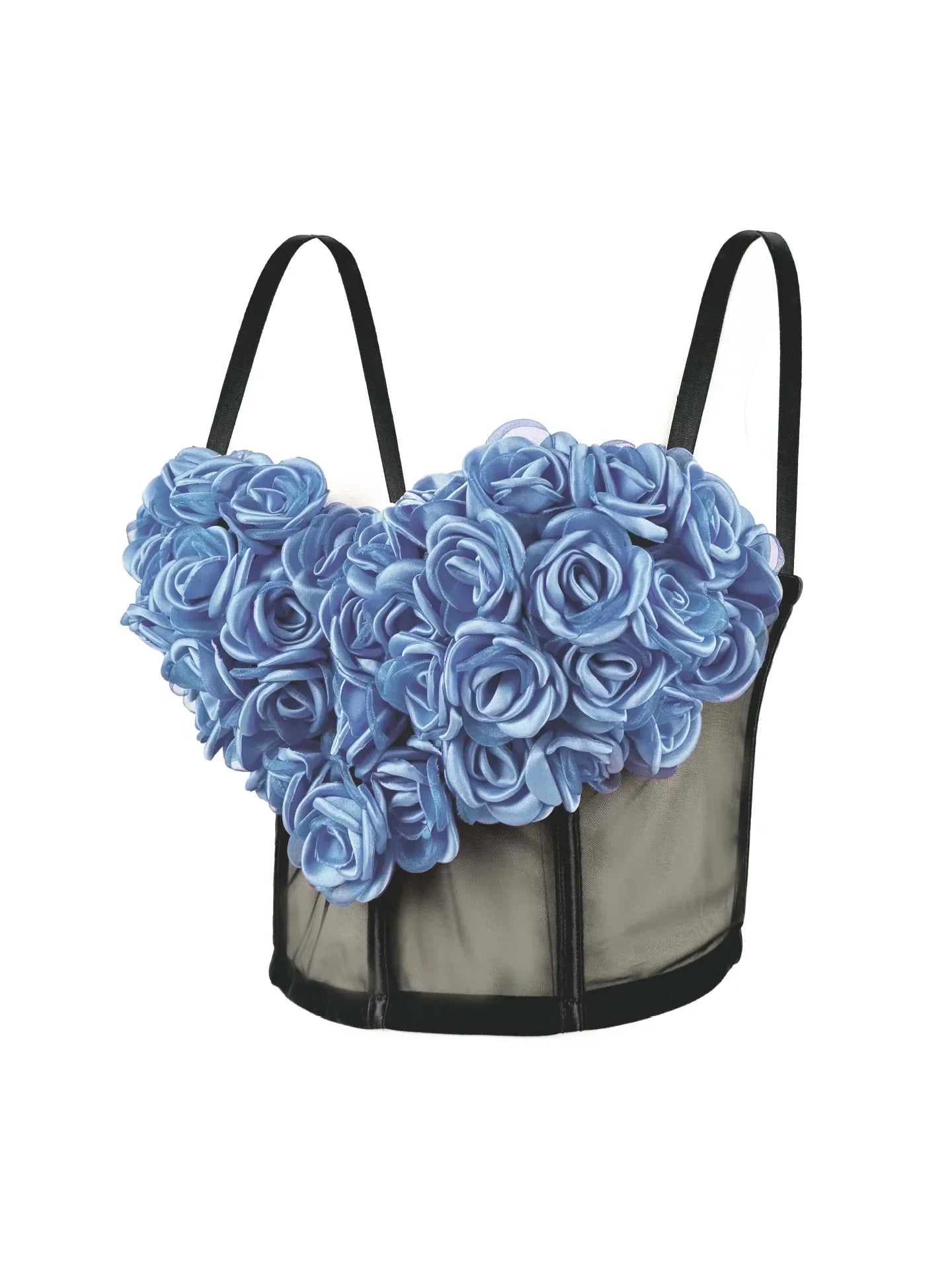 Top Corset Court Sexy Y2K Club Décor Perles — Camisole Shaper Été Visivane