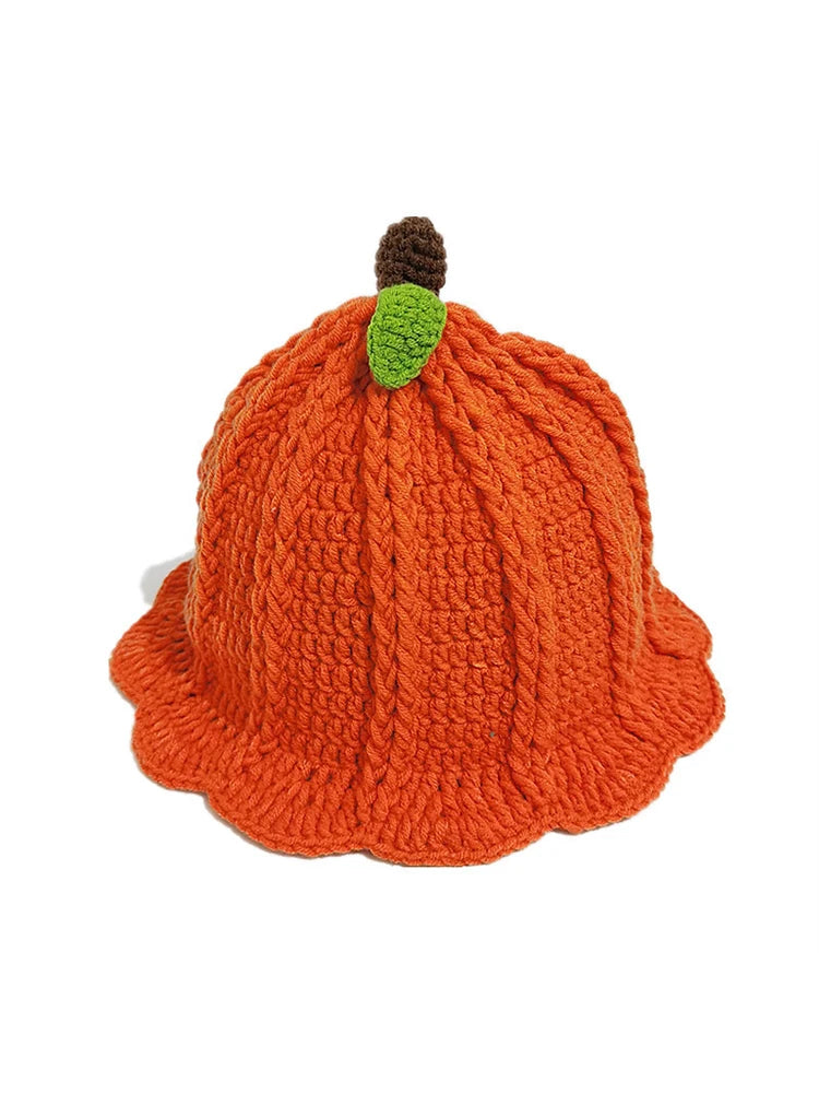 Chapeau Pêcheur Fraise Crocheté à la Main – Bob Kawaii à Volants Style Bohème | Femme