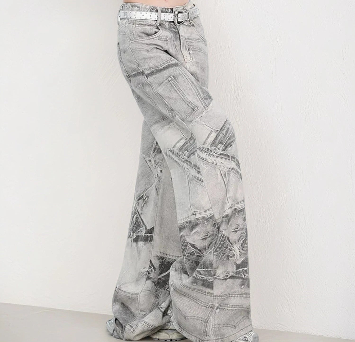 Jean Baggy Délavé Unisexe — Streetwear Hip Hop Vintage, Jambes Larges | CHIC