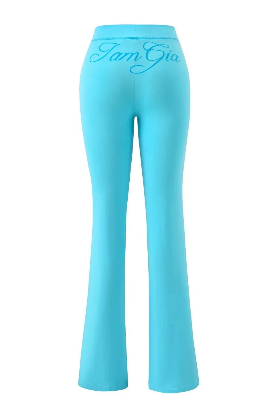Nouvel ensemble minimaliste confortable GIA : veste à capuche zippée en velours et pantalon ample coupe slim en bleu