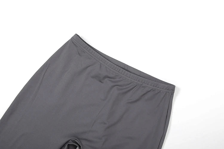 Ensemble 2 Pièces Survêtement Imprimé Lettres – Veste Zippée & Legging Stretch High Street | Femme
