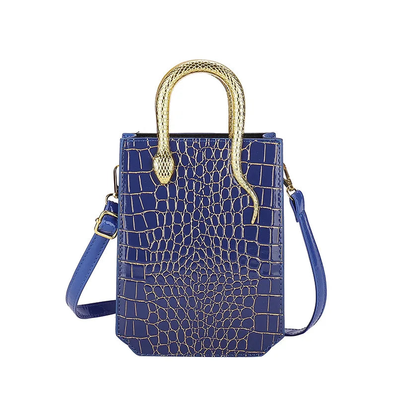 Sac Fourre-Tout Rétro Brodé — Cabas Bandoulière Femme Style Créateur